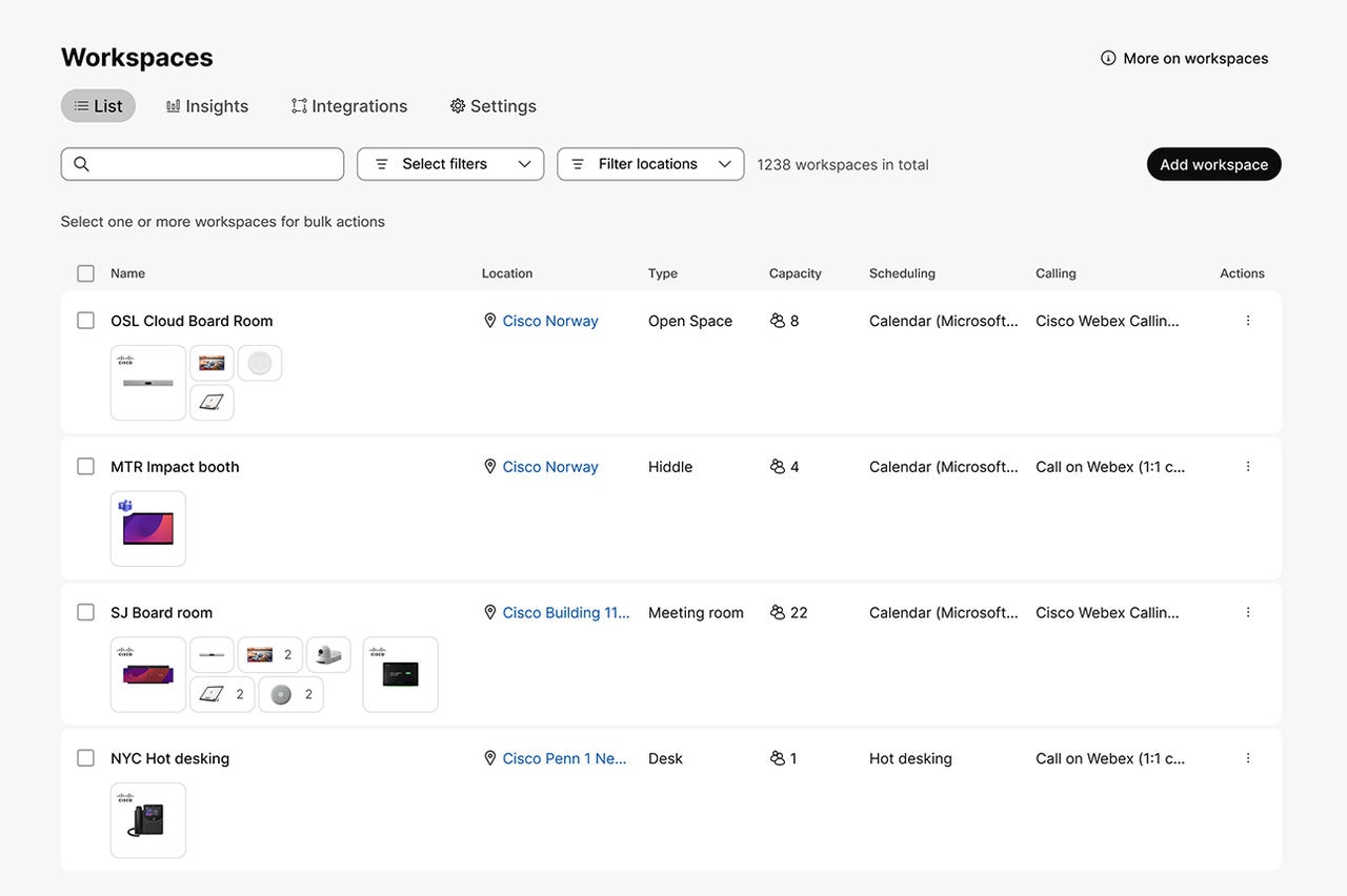 See a complete inventory of device deployments